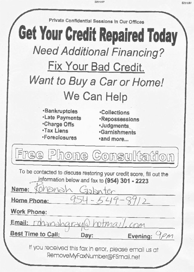 credit repair advertising. Credit Repair