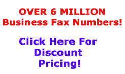 Over 3 Million Targeted US FAX Numbers! Click here for Discount Pricing!